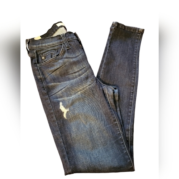 KanCan W7 27 USA distressed blue jeans style Estilo - Picture 11 of 14